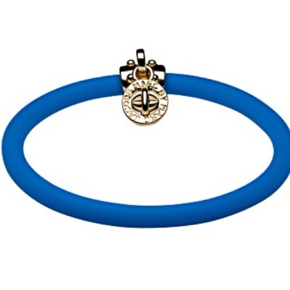 Marc by Marc Jacob’s Blue and Gold Silicone Bracelet NWT